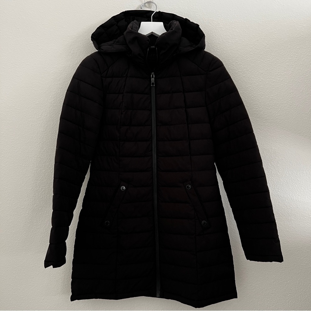 Nautica PUFFER JACKET WITH REMOVABLE HOOD